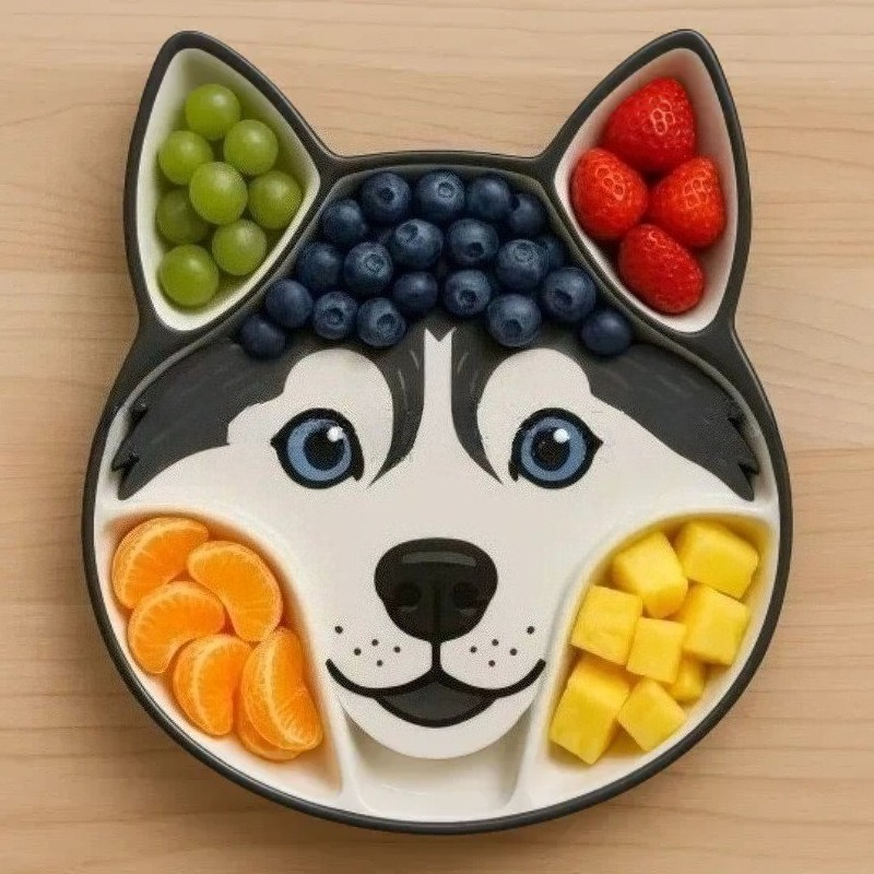 Home Cooking Dog Food - Hond Thema Feest Gekookt Eten Schaal