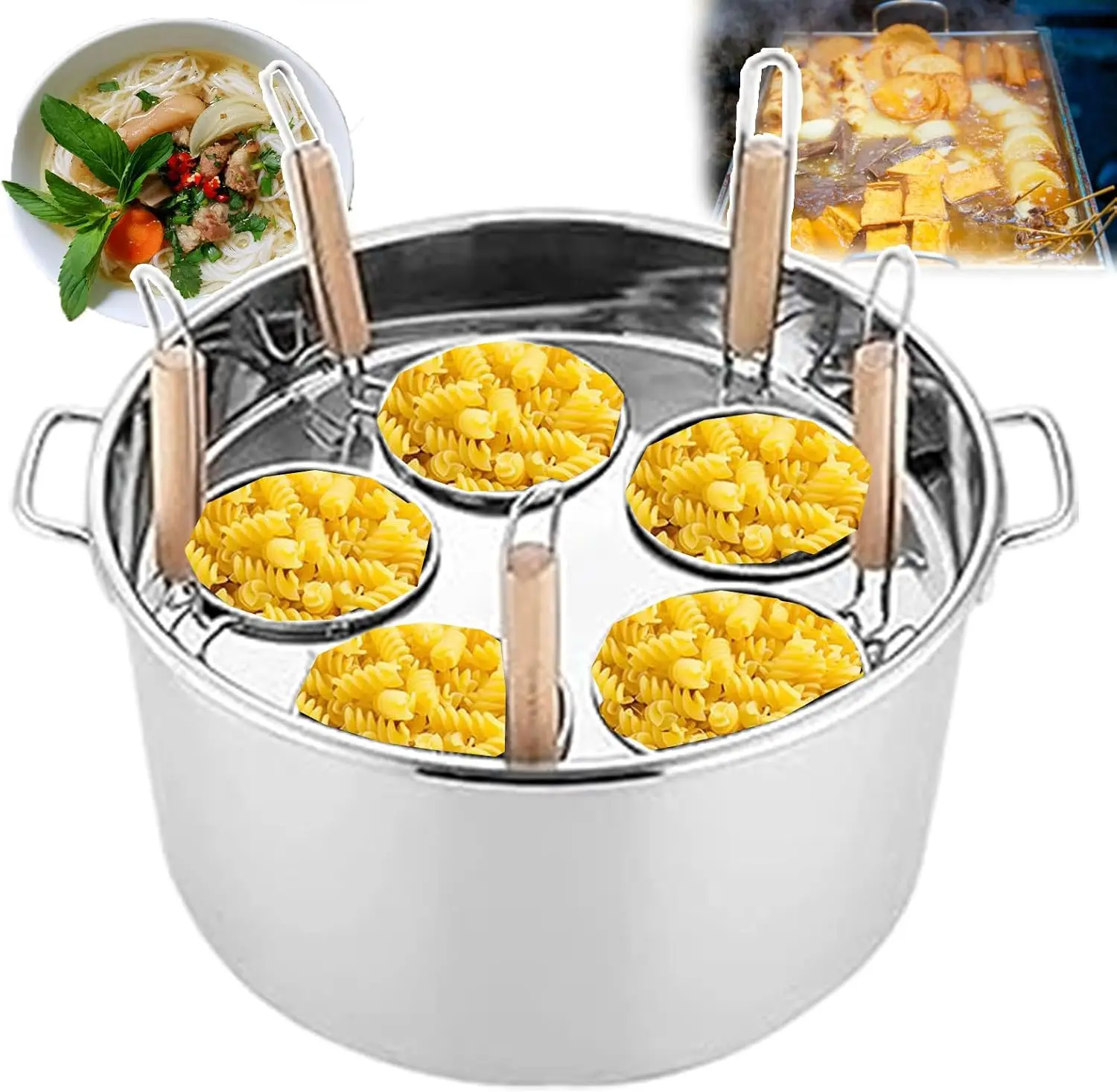 Home Cooking Restaurants - Spaghettikookmachine, opbergpot voor thuiskeuken, restaurantstoompan, handmatige