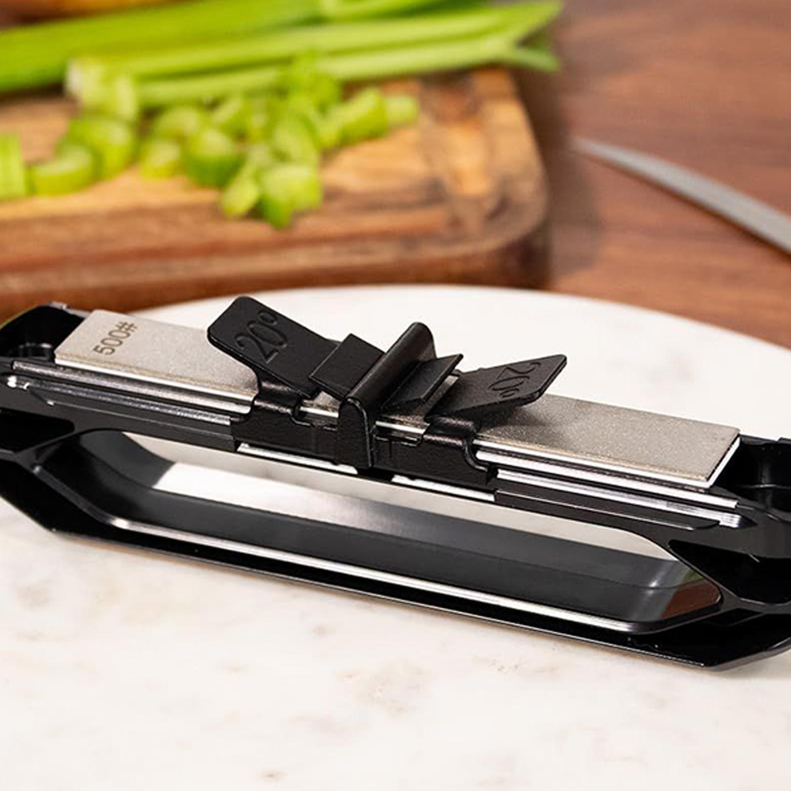 Home Cooking Supplies - Handheld messenslijper met hoekgeleiding, voor buitengebruik,