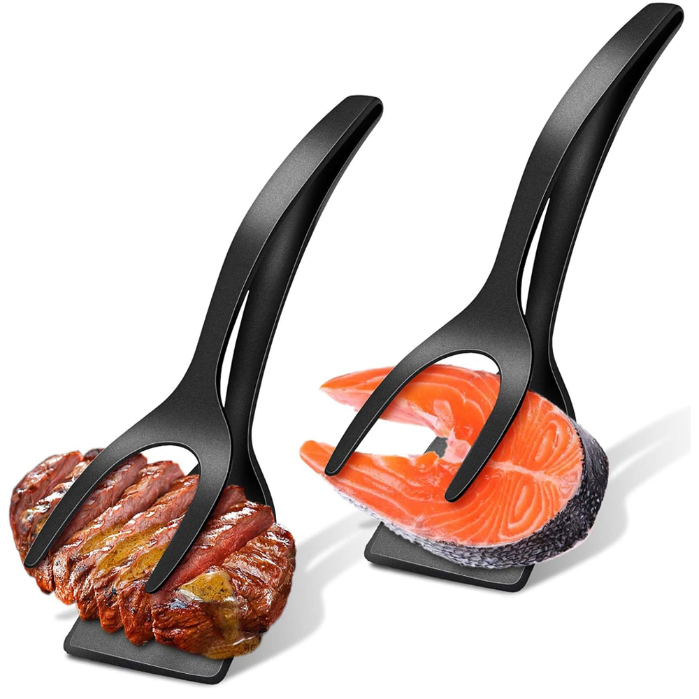 Home Cooking Supplies - 2 in 1 Grip Flip Spatel