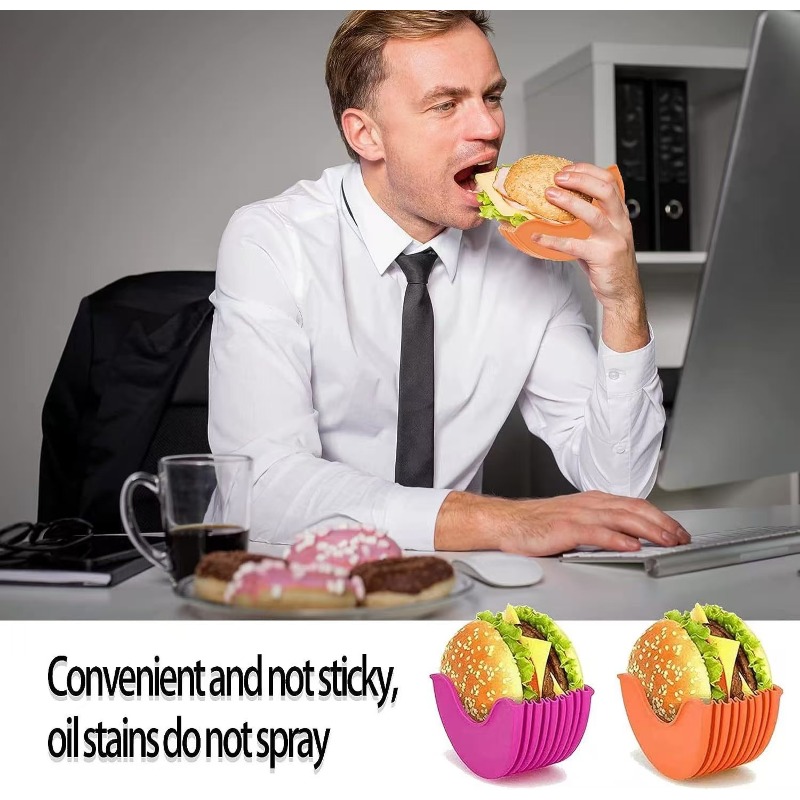 Home Cooking Dog Food - Verstelbare siliconen burgerhouder, voedselveilige siliconen, herbruikbaar,