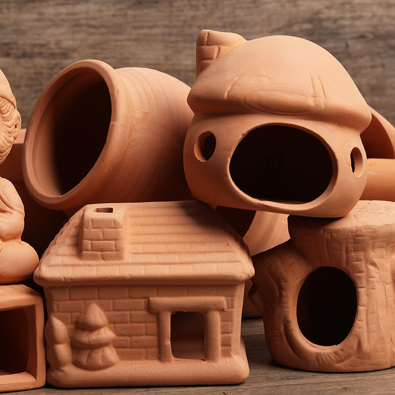 Tagine Clay Pot - Aquarium Mini Keramische Tank Vis Garnalen