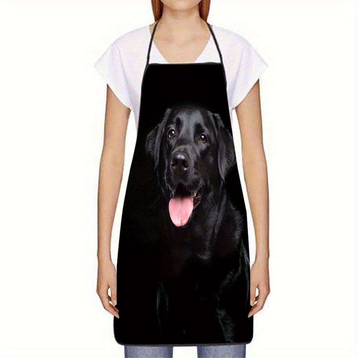 1 zwarte schort met labrador-h - Home Cooking Dog Food recensie en prijs