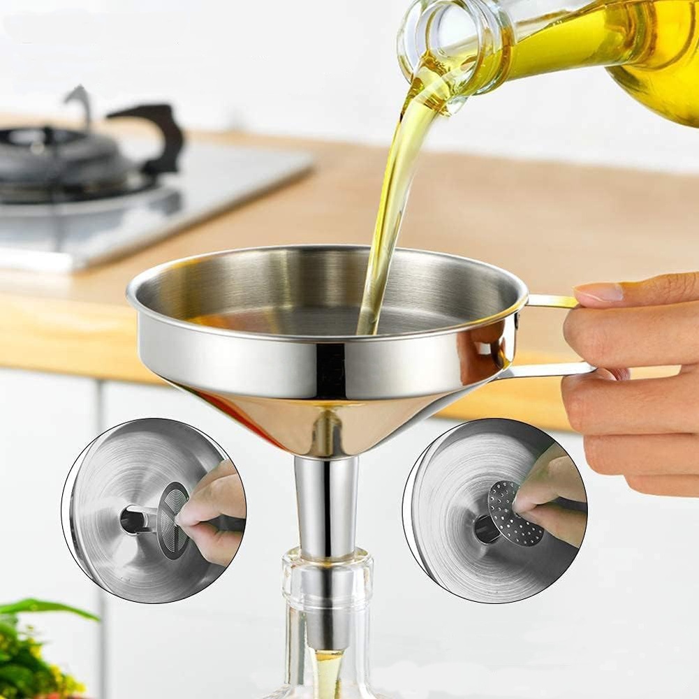 1Pc Roestvrijstalen Kookolietr - Home Cooking Oil recensie en prijs