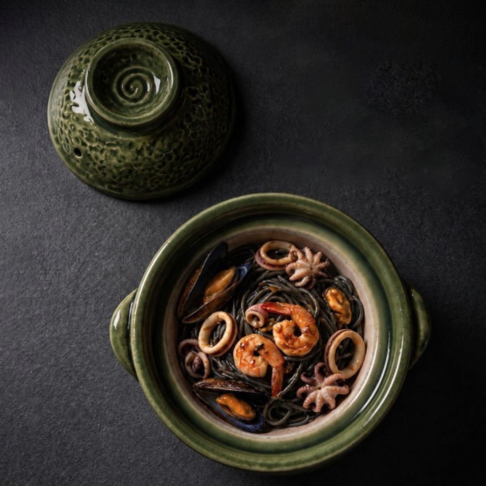 Aardewerk braadpan met dubbele - Tagine Clay Pot recensie en prijs