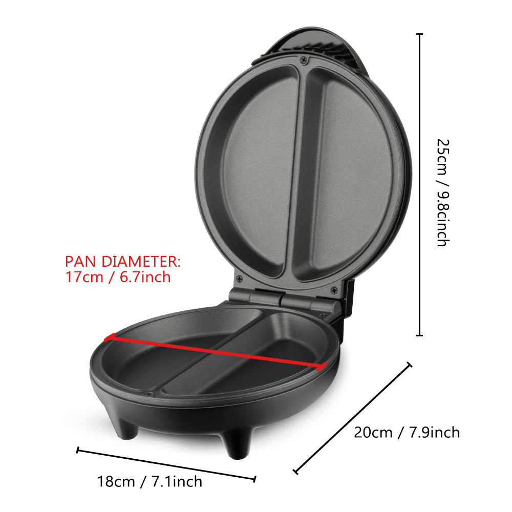 Elektrische Koekenpan 6.7Inch  - Home Cooking Quesadilla recensie en prijs