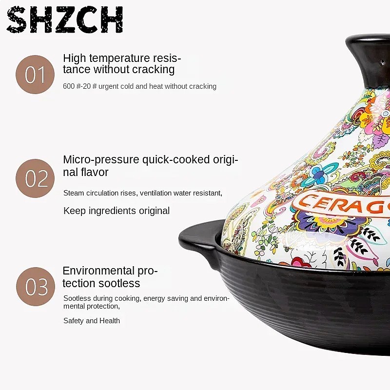 2L Keramische Tagine Kleipot S - Tagine Clay Pot recensie en prijs