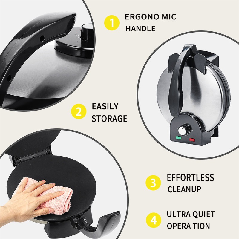 1500W Non Stick Elektrische Cr - Home Cooking Quesadilla recensie en prijs