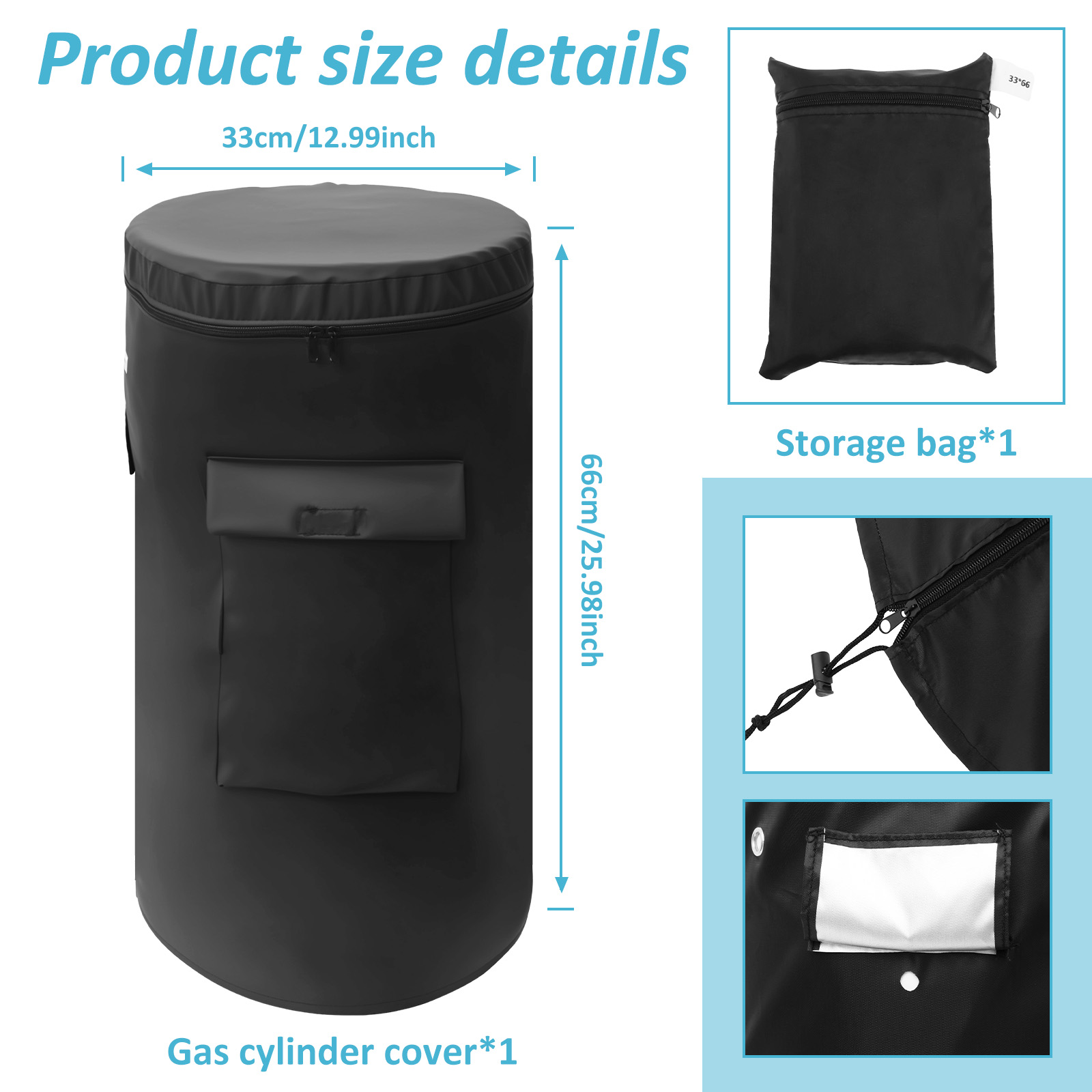 Oxford stoffen propaantankafde - Home Cooking Gas recensie en prijs