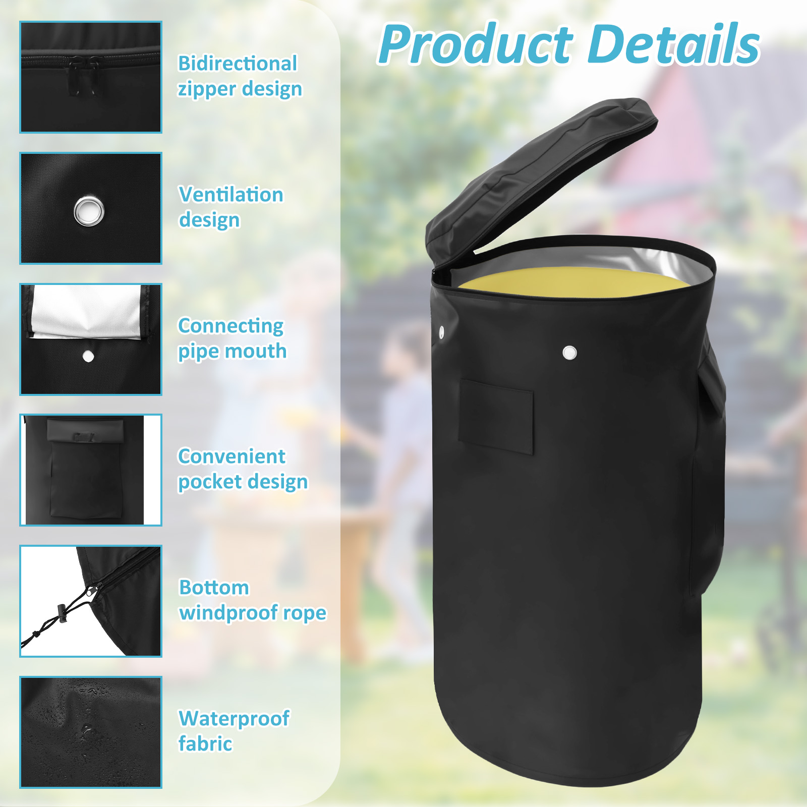 Oxford stoffen propaantankafde - Home Cooking Gas recensie en prijs