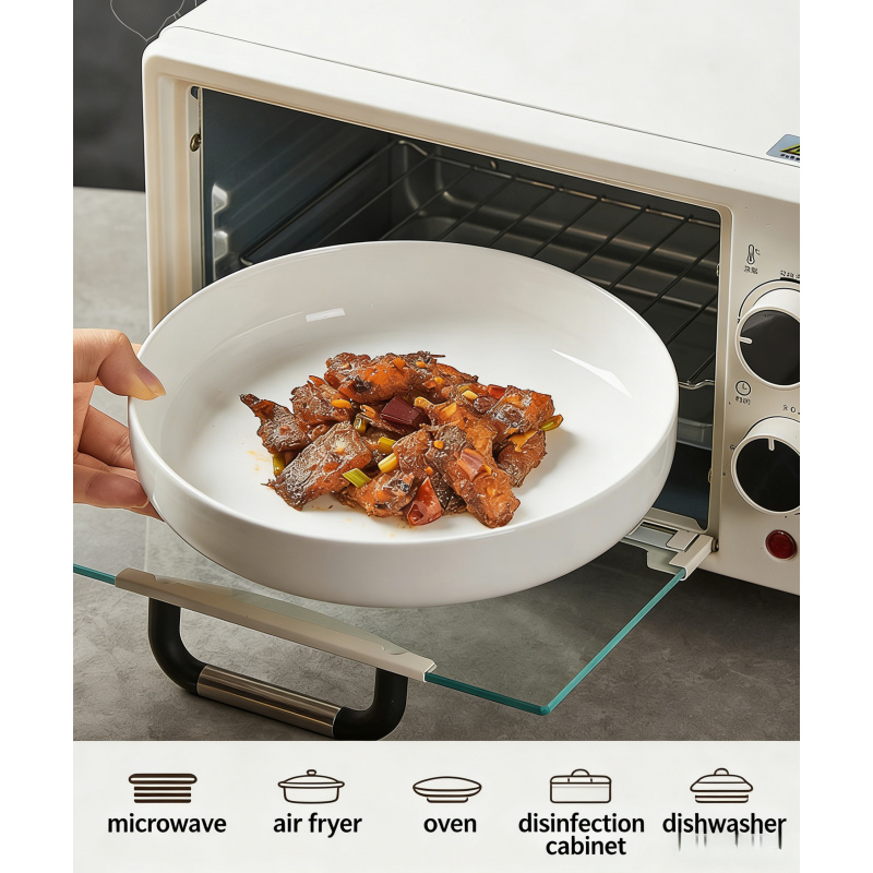 8-delige witte keramische sala - Home Cooking Recipes recensie en prijs