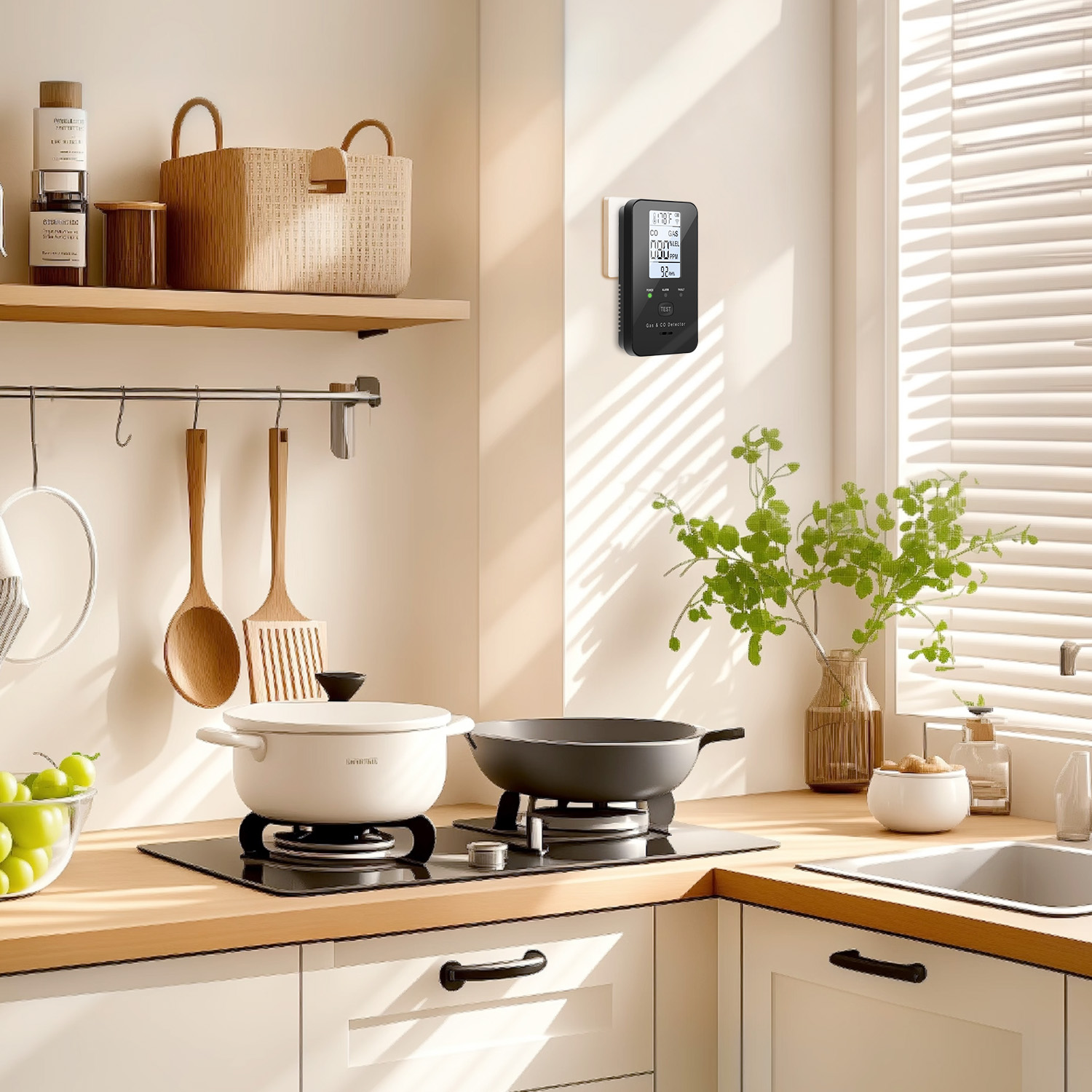 Aardgas- en koolmonoxidedetect - Home Cooking Gas recensie en prijs