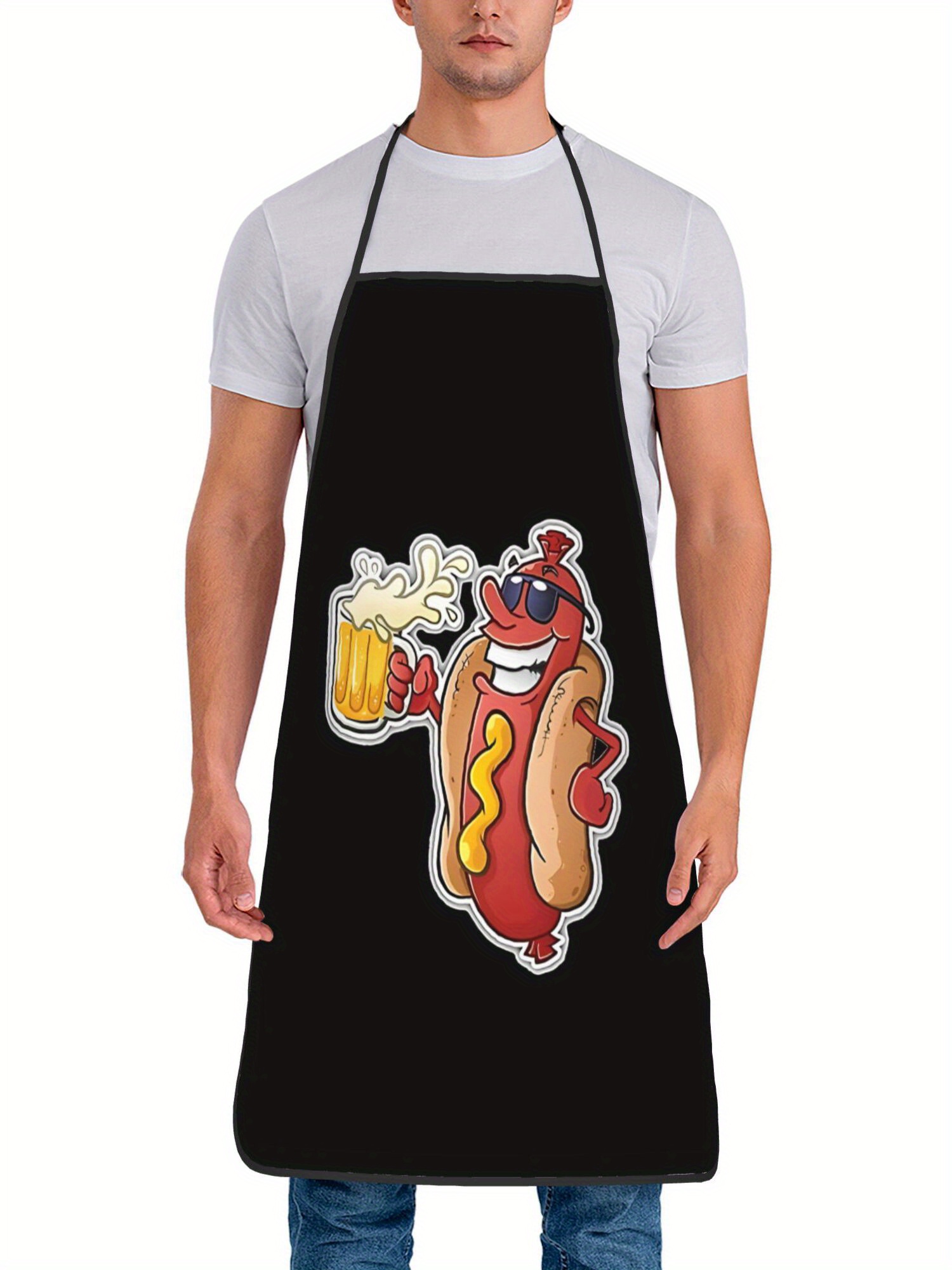 Schort met hotdog-patroonprint - Home Cooking Dog Food recensie en prijs