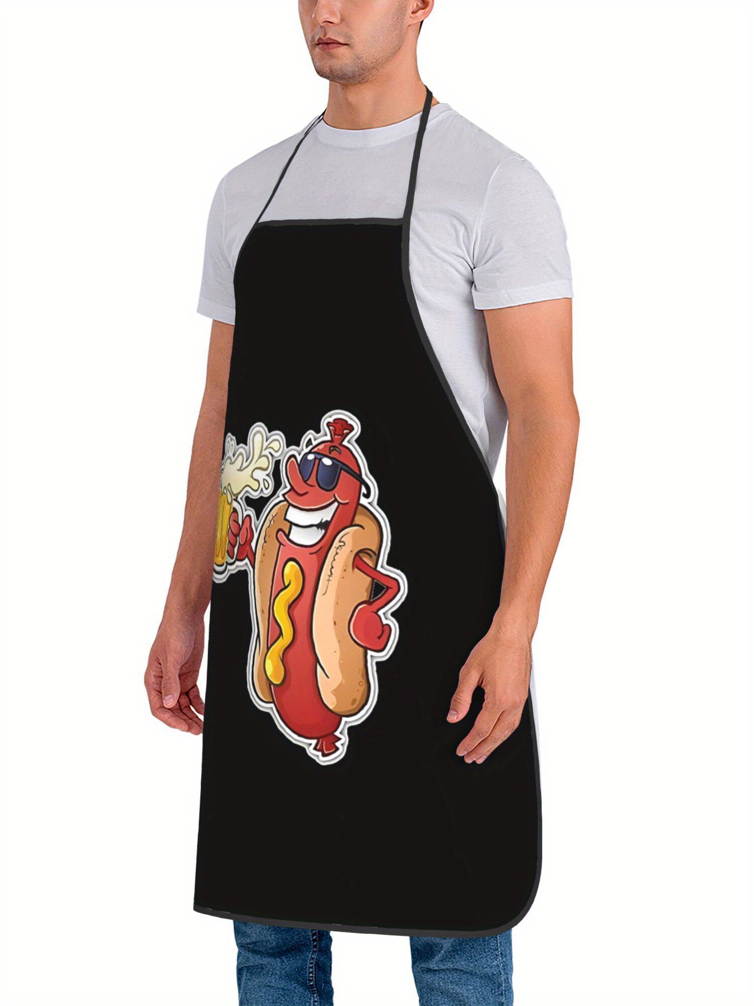 Schort met hotdog-patroonprint - Home Cooking Dog Food recensie en prijs