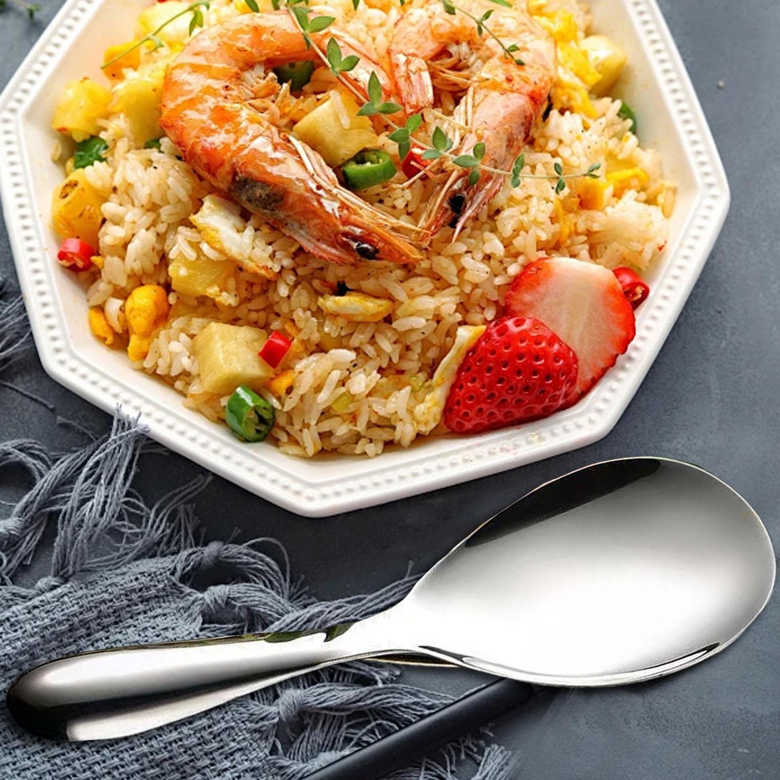 Rvs Rijst Lepel Peddel 20.5x7c - Home Cooking Supplies recensie en prijs