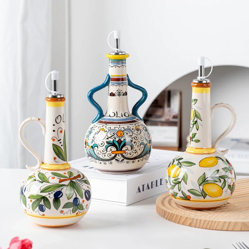 Keramische oliefles, sojasausf - Home Cooking Oil recensie en prijs